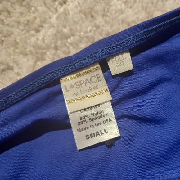 L*SPACE Full Cut Monique Ruched Back Bikini Bottom - Picture 5 of 6